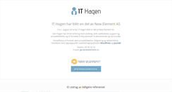 Desktop Screenshot of ithagen.no